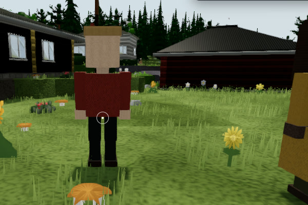 Live TerraGrid gameplay with another player avatar
